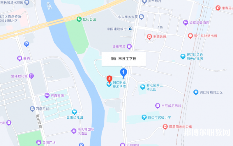 銅仁市技工學(xué)校地址，乘車路線