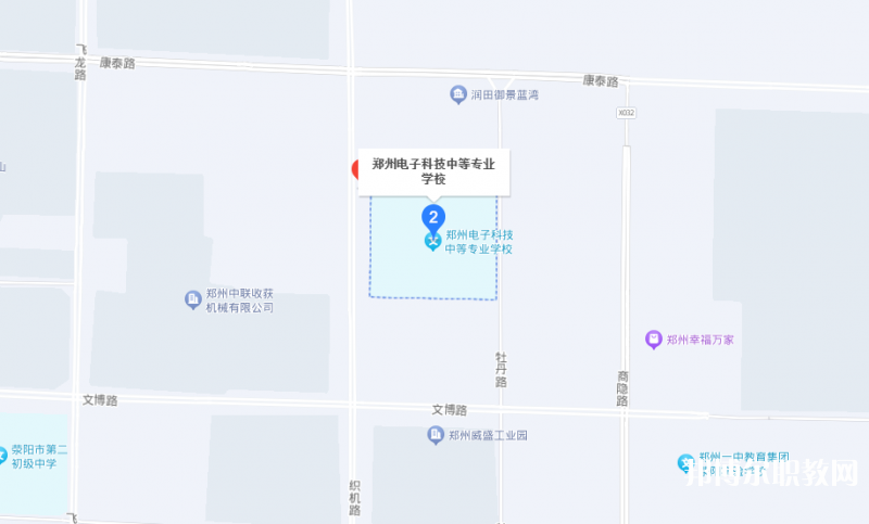 中牟電子科技中等專業(yè)學(xué)校地址，乘車路線