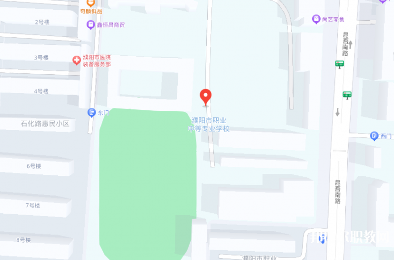 濮陽油田職業(yè)中等專業(yè)學(xué)校地址，乘車路線