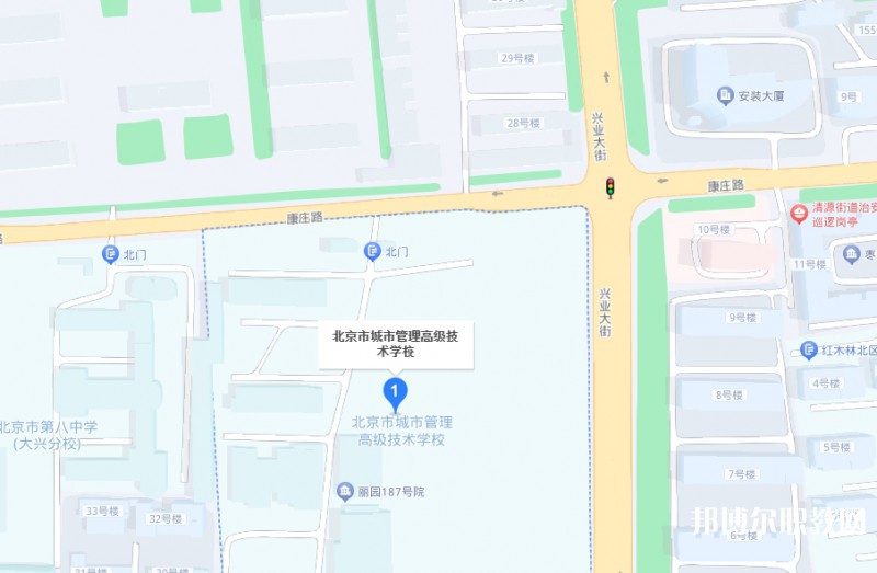 北京市城市管理高級技術(shù)學校地址，乘車路線