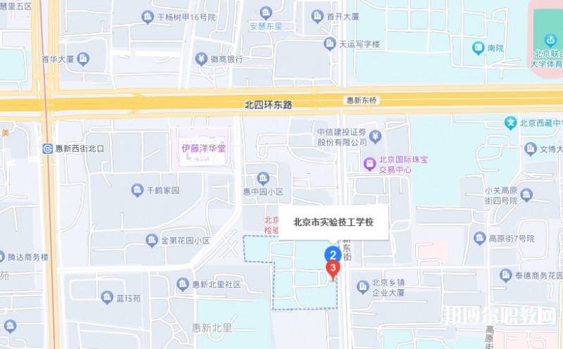 北京市實(shí)驗(yàn)技工學(xué)校地址，乘車路線