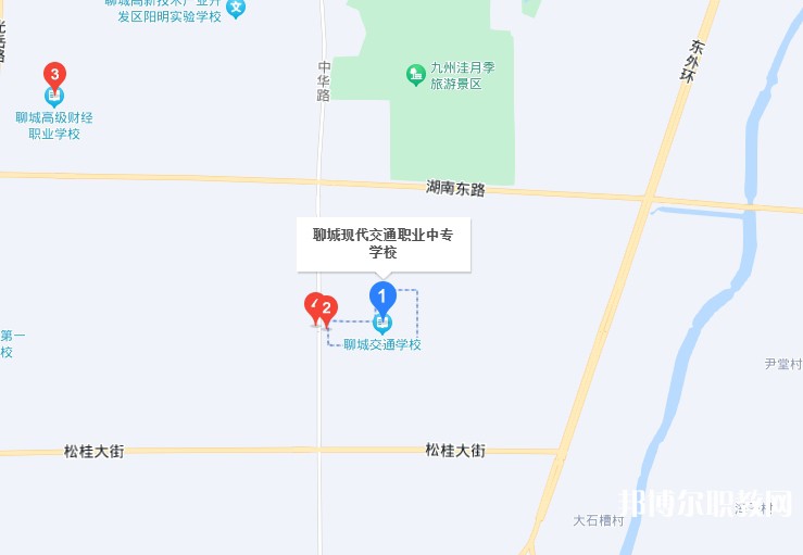 聊城現(xiàn)代交通職業(yè)中等專業(yè)學(xué)校地址，乘車路線