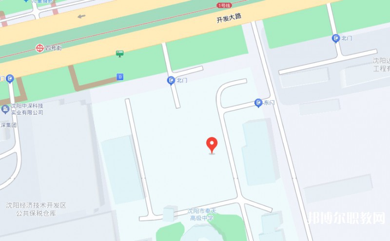 沈陽市旅游翻譯學(xué)校地址，乘車路線