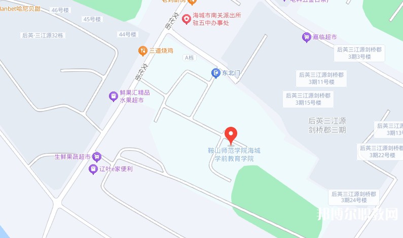 鞍山市廣播電視學(xué)校地址，乘車路線