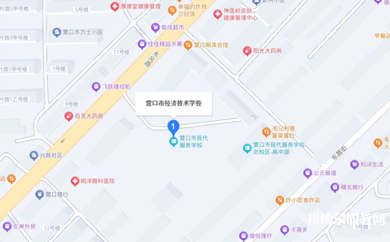 營口市經(jīng)濟技術(shù)學(xué)校地址，乘車路線