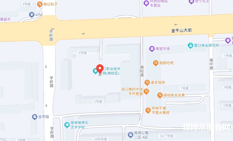 營口市信息技術(shù)學校地址，乘車路線