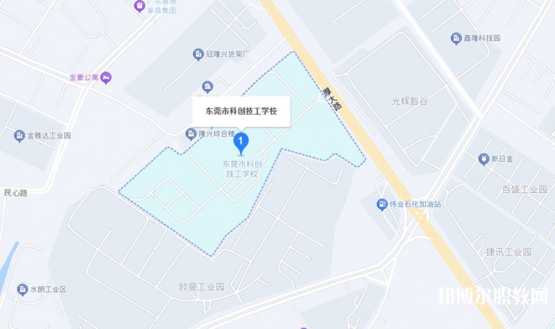 東莞市科創(chuàng)技工學(xué)校地址，乘車路線